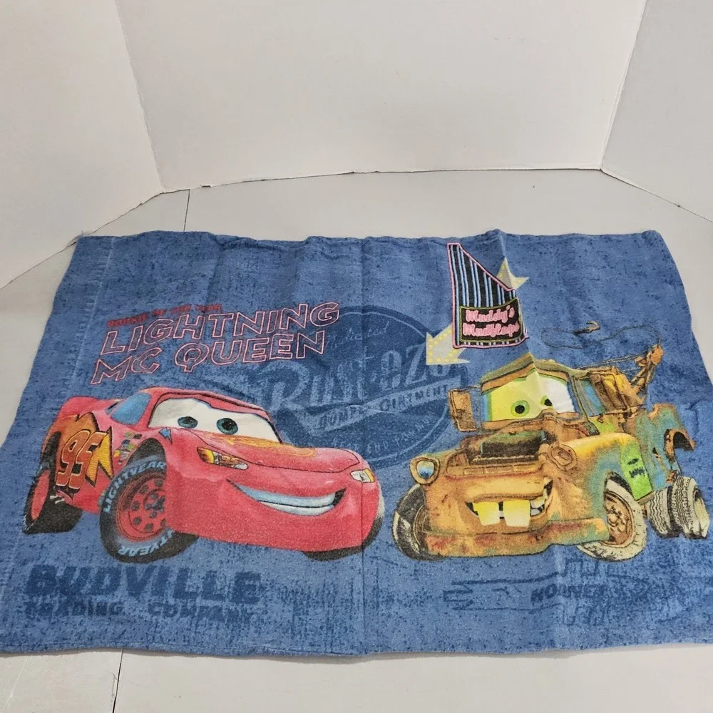Pixar Cars Full Fitted Sheet, Top Sheet & Pillow Case Lightning McQueen 2009
